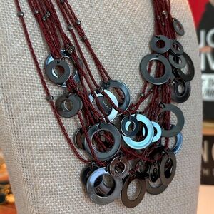 Joan Rivers Classics Collection
Red and Black Multi-Strand Necklace